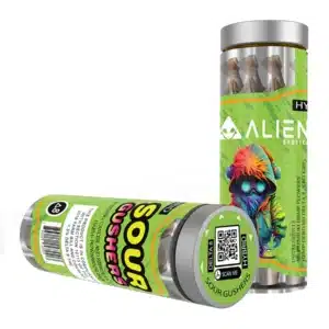 Sour Gushers Alien Exotics THCA Mini Pre-Rolls 2.5G