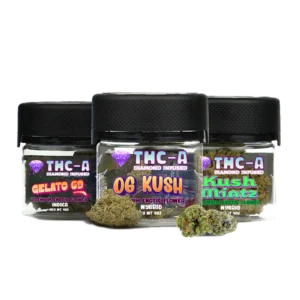 THC-A Diamond Infused 3.5 Gram Flower Jars