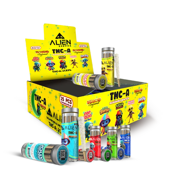 THC-A Diamond Infused Mini Pre-Roll Displays - Image 2