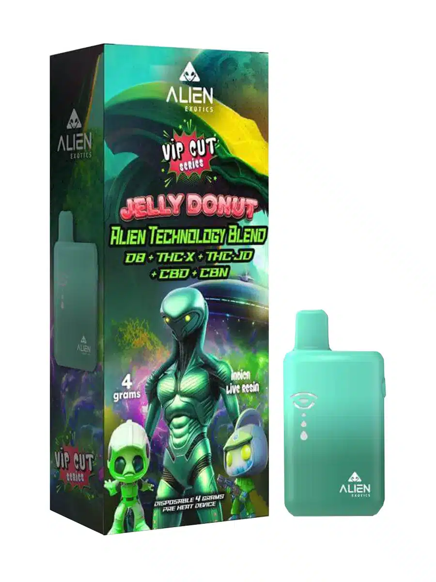 Jelly Donut Alien Exotics VIP Cut Series Disposable 4G