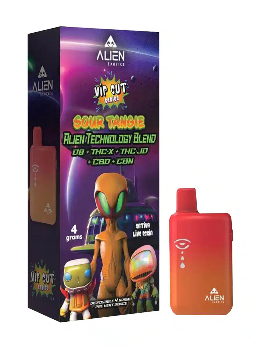 Sour Tangie Alien Exotics VIP Cut Series Disposable 4G