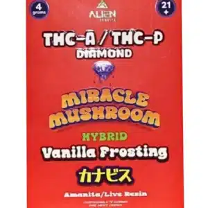 Vanilla Frosting Alien Exotics Miracle Mushroom THC-A + THC-P Disposable 4G