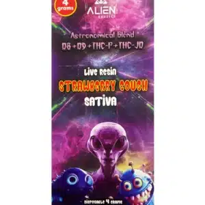 Strawberry Cough Alien Exotics 5Pace Craft Blend Live Resin Disposable 4G