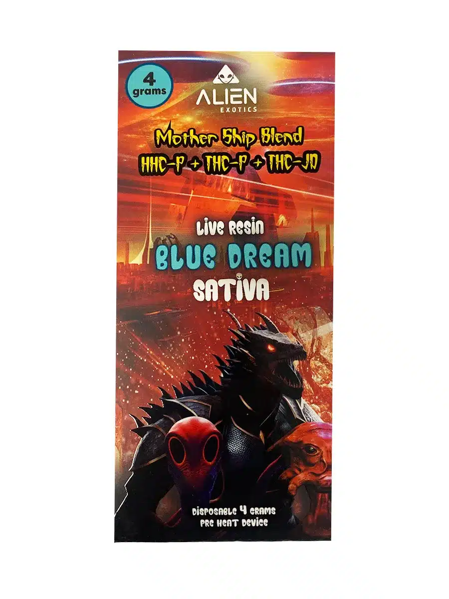 Blue Dream Alien Exotics 5Pace Craft Blend Live Resin Disposable 4G